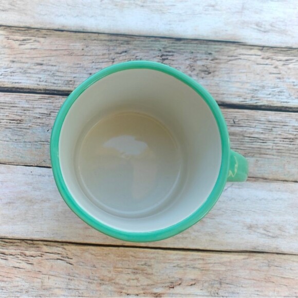 Anthropologie Initial Monogram “A” Mug Green - Picture 7 of 7